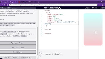 Learn Applied Visual Design  Create a Gradual CSS Linear Gradient   freeCodeCamp org   Google Chrome