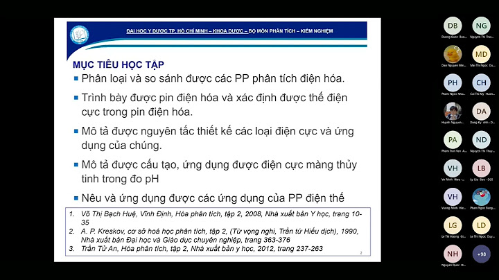 Một số phương pháp phân tích điện hóa pdf năm 2024