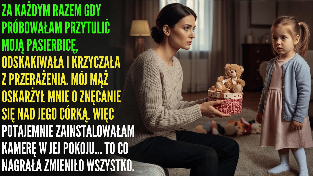 Moja pasierbica krzyczała gdy się do niej zbliżałam… kamera ujawniła koszmar