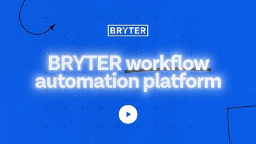 What is the BRYTER workflow automation platform?