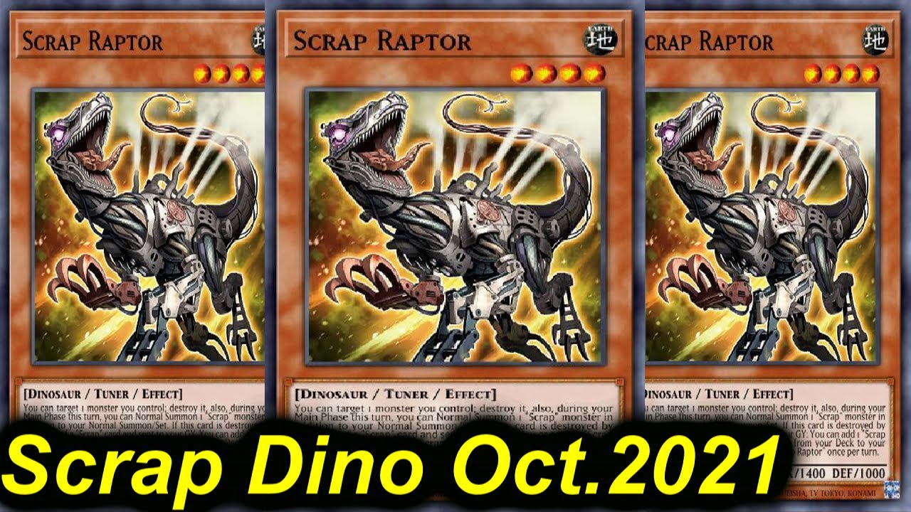 YGOPROTOP TIER SCRAP DINO OCTOBER 2021