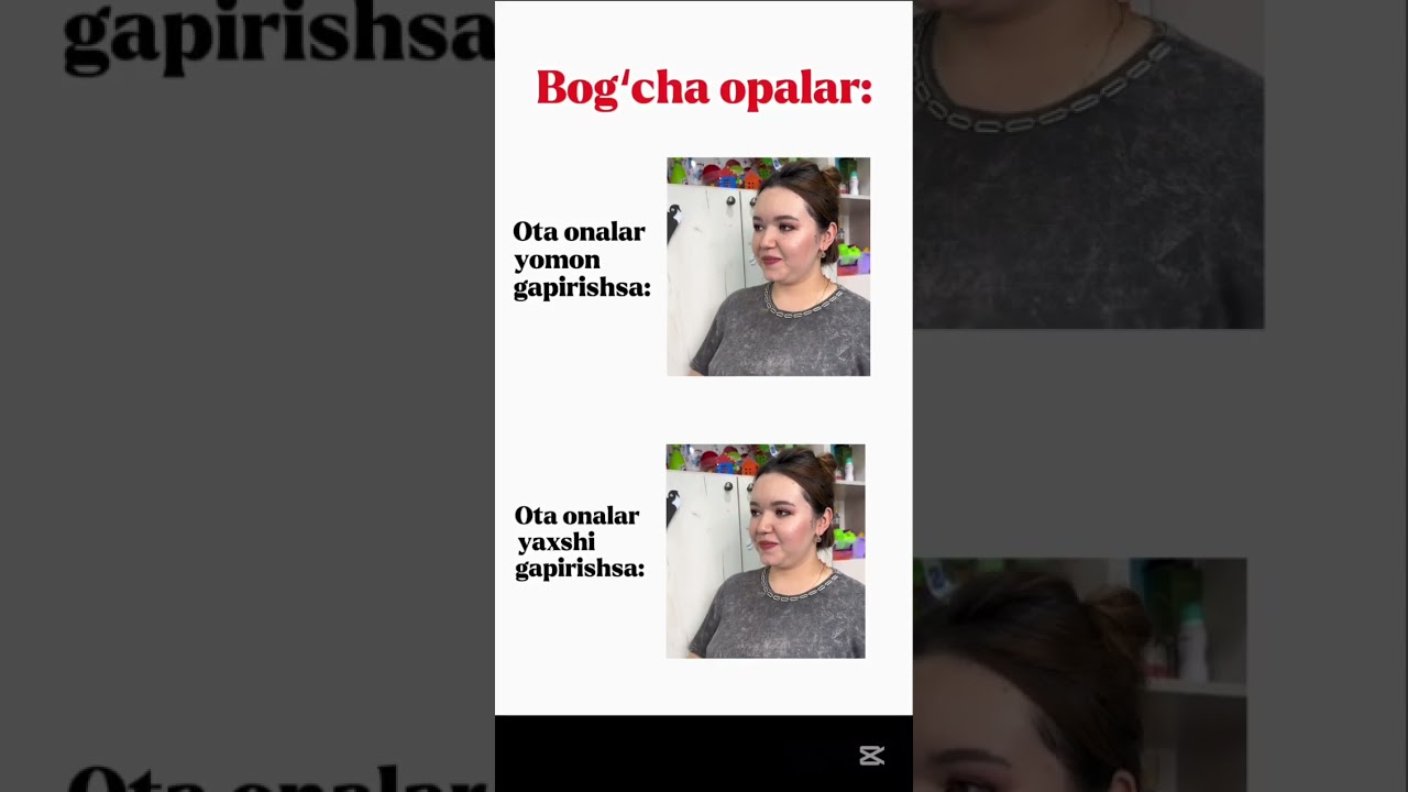 Bog'cha opalar haqida qisqacha 😂