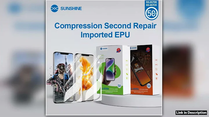 SUNSHINE 50PCS SS057EK SS057RK EPU Hydrogel Film Antistress Instant Repair for SS890C Series and