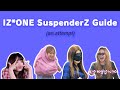 Introducing IZONE's SuspenderZ line (trying to)