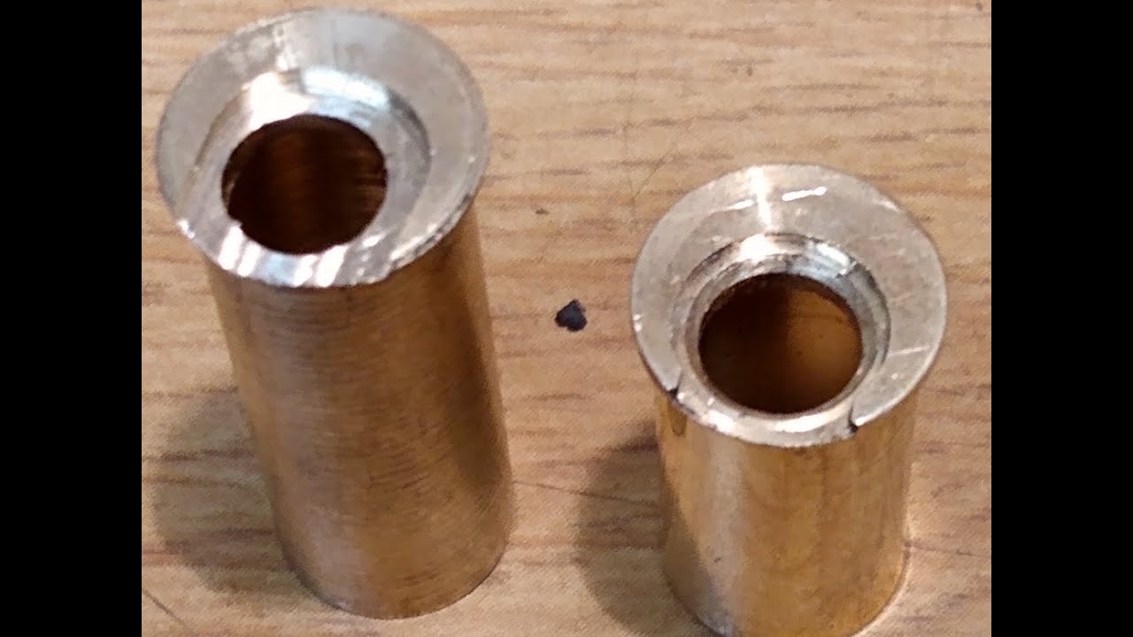 Homemade Rimfire Benchrest Adapter homemade 38 rimfire cases - YouTube