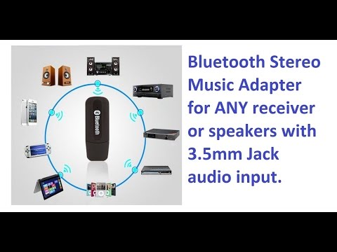 Stream Your Music Wirelessly At Home Via Bluetooth Adapter - 5$ Solution!