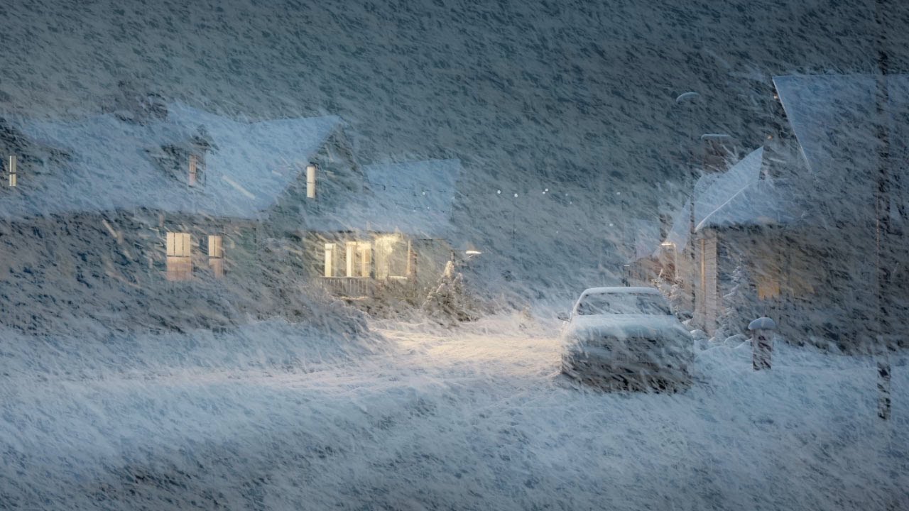 Snowstorm Sounds for Relaxation – Calm Snowstorm Ambience for Deep and ...
