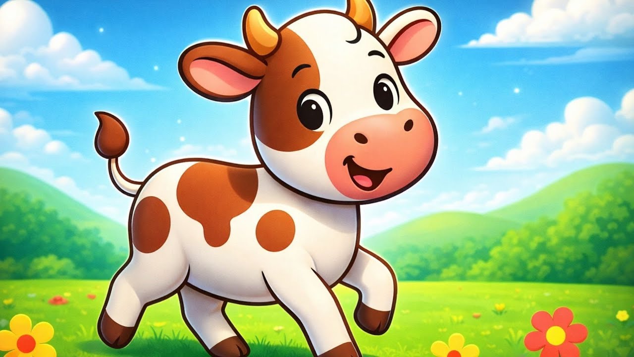 🐮 Clarita the Cow & Educational Kids Song Fun Nursery Rhyme 🎶