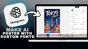 How to Make AI Posters with Custom Fonts in Ideogram.ai in SECONDS!