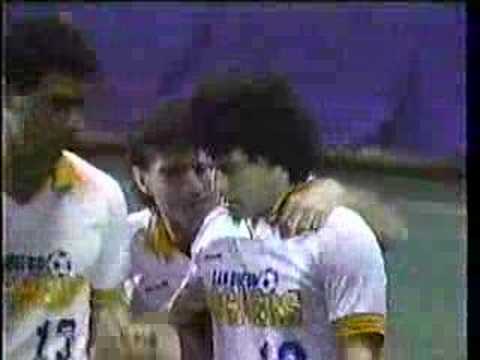 San Diego Sockers 1988 Hugo Perez goal