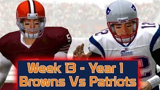 ESPN NFL 2K5 - Cleveland Browns Vs New England Patriots - Week 13