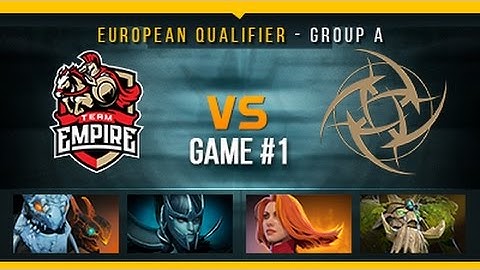 Empire vs NiP Game 1 - Summit 7 EU Qualifier: Group A - @breakycpk @tsunami643