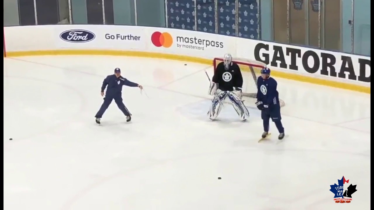 toronto-maple-leafs-practice-moments-october-23-2018-youtube