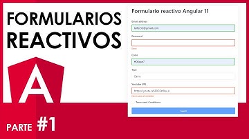 🔴 PARTE #1  ¿Cómo crear FORMULARIOS REACTIVOS en Angular? 😆 CURSO 𝐀𝐍𝐆𝐔𝐋𝐀𝐑