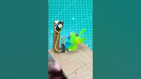 Wind Power Generator.DC Motor Project #shorts #generator