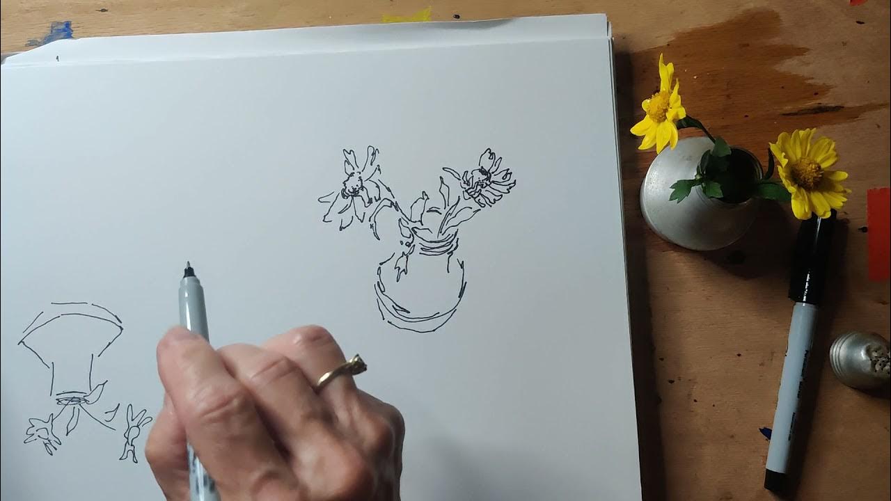 Loose Ink Drawing with Sharpie YouTube