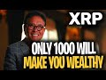 Robert kiyosaki only 1000 xrp ripple will make you wealthy