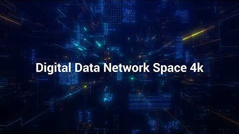 Digital Data Network Space 4k | Stock Video | OMER J | OMER J GRAPHICS