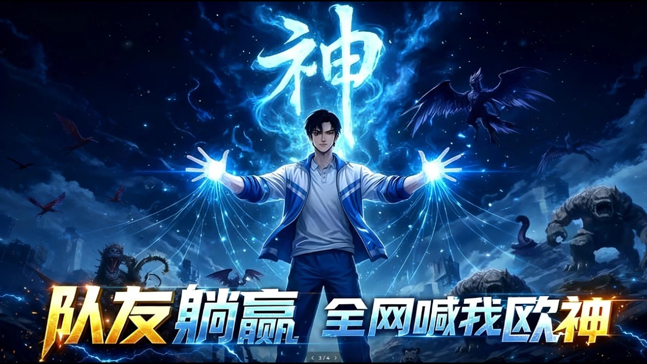 📢【完结】🔥爽剧畅享《队友躺赢，全网喊我欧神》第1~55集丨李平穿越到游戏降临现实的全民转职世界，意外觉醒SSS级天赋“全物品掉落”，凭借逆天爆率迅速崛起，组小队刷副本、开店铺、战播台。#漫剧 #国漫