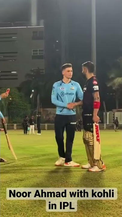 Afghan Player Noor Ahmad with Virat Kohli in IPL 2022 #shorts #shortvideo #cricket4asia