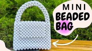 How to make a small beaded bag with 1000 beads (tutorial)