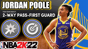 BEST JORDAN POOLE BUILD in NBA 2K22!