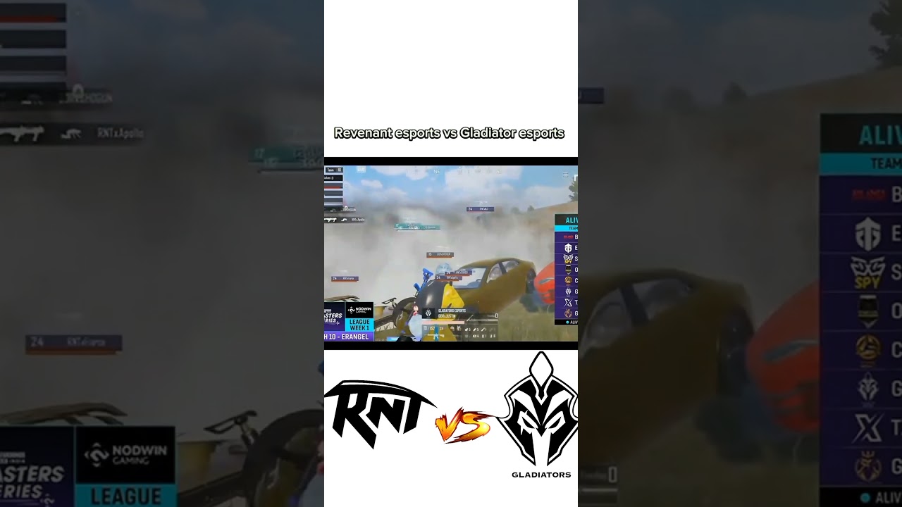 Revenant esports vs Gladiator esports fight in bgmss2 🔥 