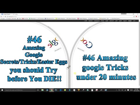 #46 Amazing Google Secrets/Tricks/Easter Eggs You Should Try Before You DIE!!