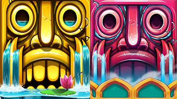 Temple Run 2 Reverse Gameplay -  ENCHANTED PALACE VS FALL JUNGLE 2020