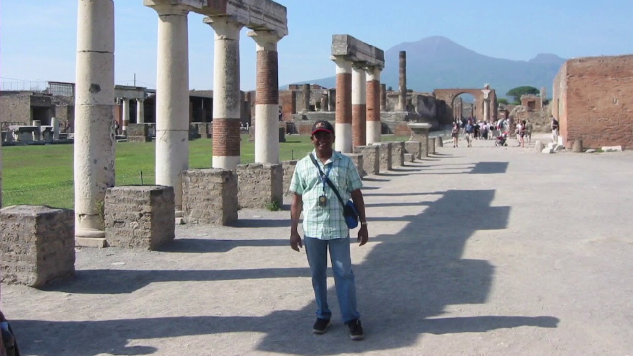 St Benedict Abbey Monte Casino, Mt Vesuvius & Pompeii, Italy