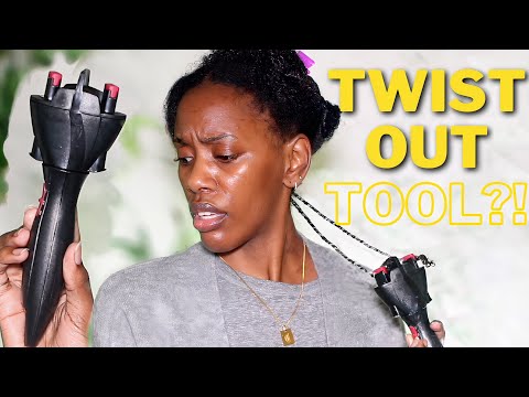 I TRIED A TWISTING TOOL ON MY NATURAL HAIR 😱 SHOOKED !!!! DID IT