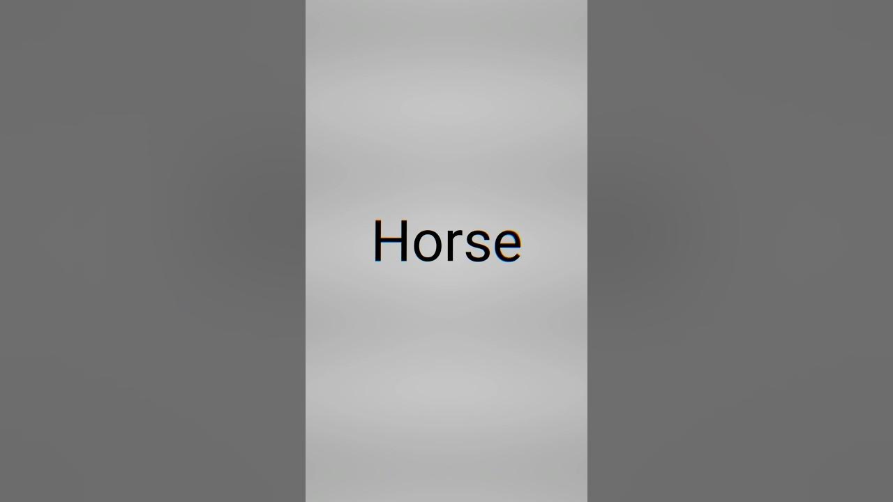 Horse Pronunciation How To Pronounce HORSE YouTube horse-pronunciation-how-to-pronounce-horse-youtube