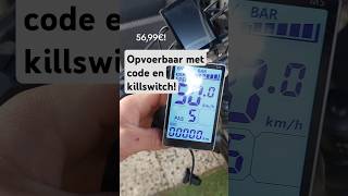 Fatbike Opvoerbaar Scherm Met Code En 2 Knop Begrenzer