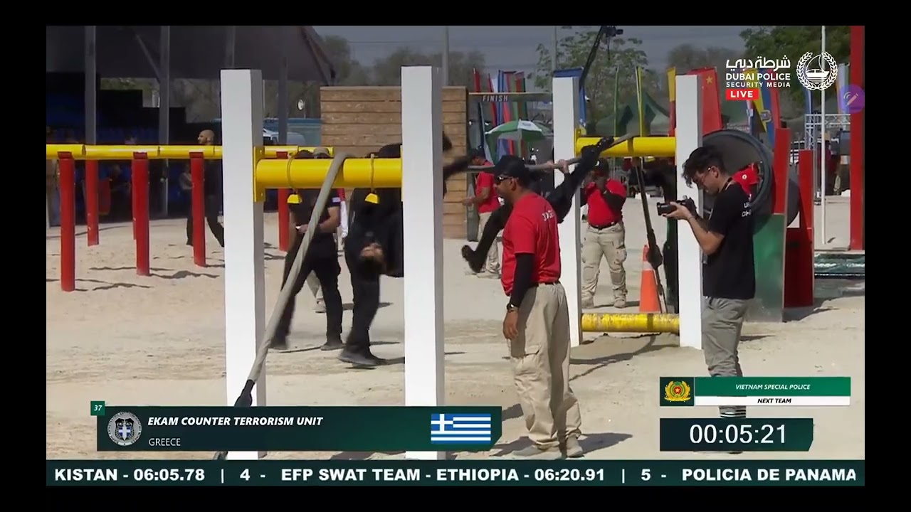 Соревнования спецназа ОАЭ 2026, день 5, Греция, Специальное подразделение по борьбе с терроризмом...