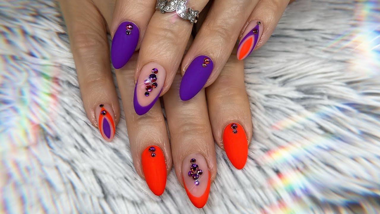 Close up on beautiful female hands with Nail Art manicure. Stock Photo |  Adobe Stock