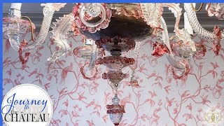 Installing a Stunning Murano Glass Chandelier, CHATEAU RENOVATION - Journey to the Château, Ep. 156