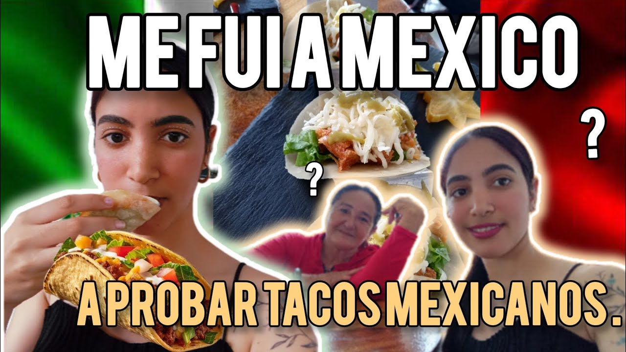 CUBANA se va a México 😱 a probar Tacos por primera vez.