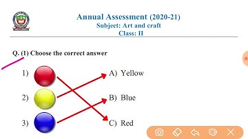 NDMC Class 2 ART & CRAFT SA2 FINAL EXAM Question Paper Solution