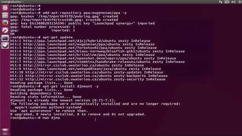 How To Install Djmount On ubuntu 17.04 zesty zapus