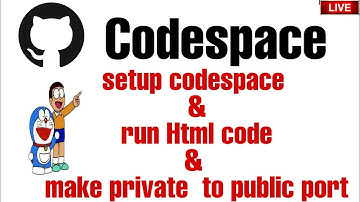 How to  run codespace in github and private to public url | 100 % Easy Way