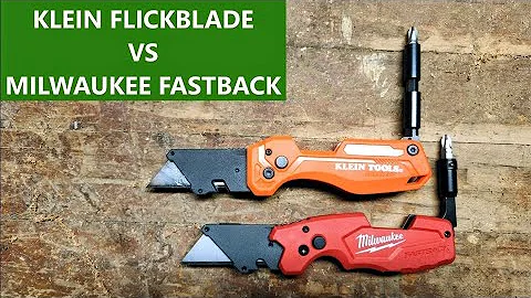 Klein Flickblade vs Milwaukee Fastback - Best EDC tool?