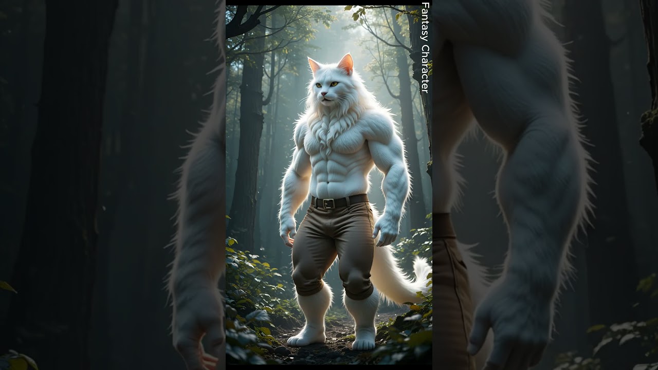 Man Transforms into a Giant Cat Beast  