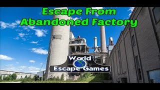 Escape From Abandoned Factory Walkthrough (WorldEscapeGames) screenshot 4
