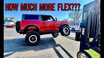 Bronco Flex Test! How much more flex w/ Manual Sway Bar Disconnects?!?