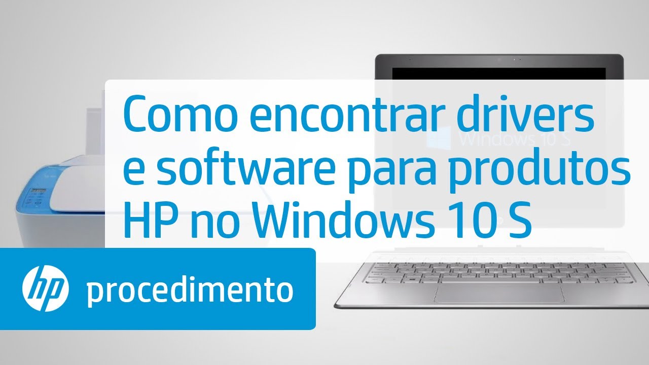 Como encontrar drivers e software para produtos HP no ...