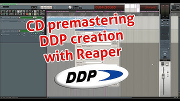 creating a CD premaster for CD duplication in Reaper as DDP incl. CD text
