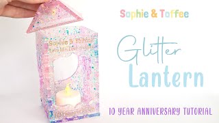 Glitter Lantern Tutorial │ Sophie &amp; Toffee Elves Box Tutorial