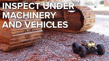 Robots Inspect Beneath Machinery and Vehicles