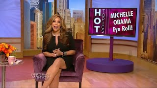 Michelle Obama Eye Roll  The Wendy Williams Show Se4 Ep85  Al Roker