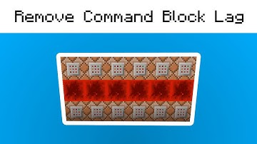 Minecraft - How to remove lag from Command Blocks